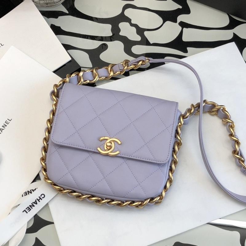 Chanel Handbags A99118 Light Purple